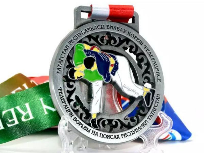 enamel glittering marathons running medal