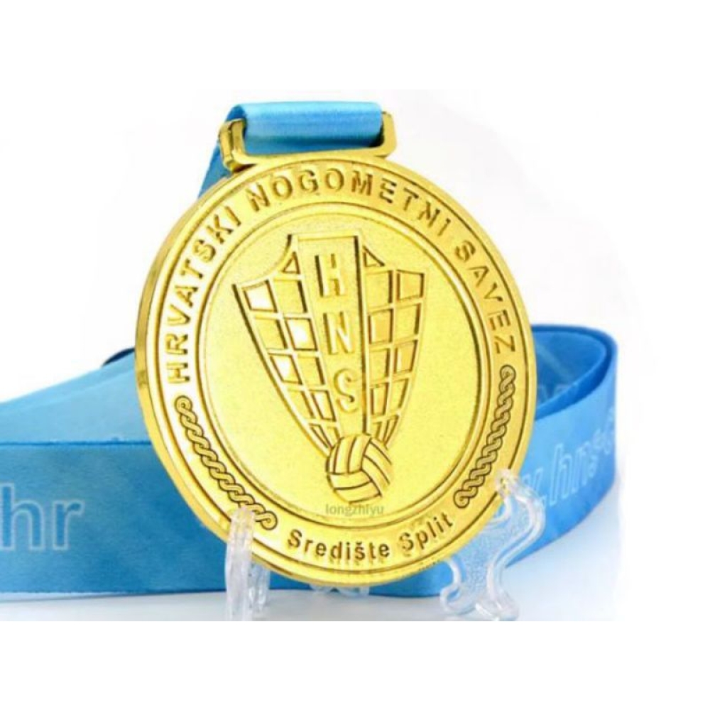 Médaille de sport personnalisée avec des rubans Vente directe d‘usine