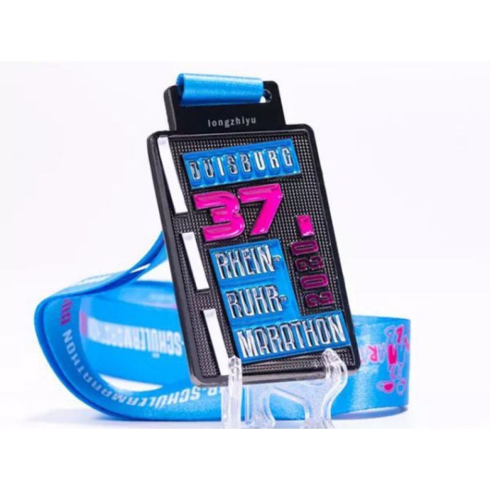 Custom Sport medal with Ribbons factory Direct sale