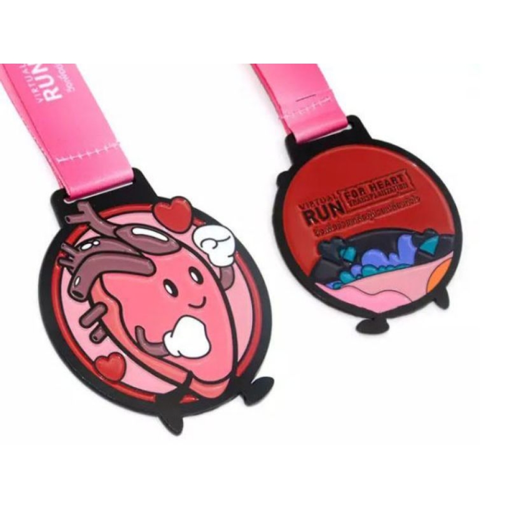 Custom Sport medal with Ribbons factory Direct sale